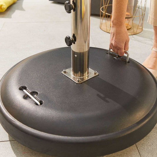 Chimes - Parasol Base - 50kg - Concrete with Wheels