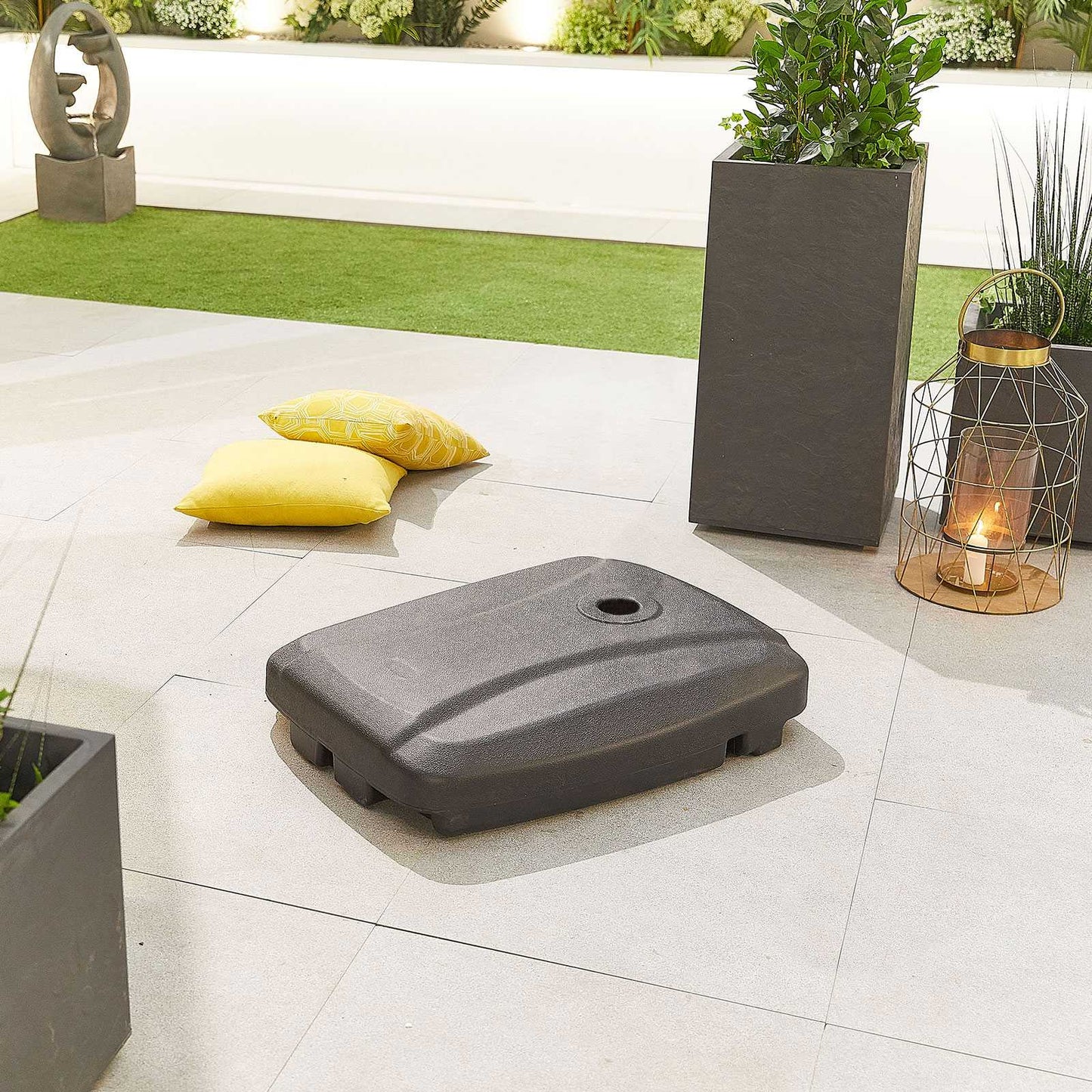 Nova - 60 Litre Cantilever Parasol Base - Sand & Water Fillable - 1 IN STOCK