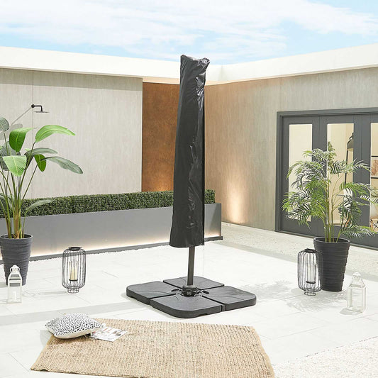 Nova - Apollo 2.5m Square Cantilever Parasol- Crank & Tilt - Beige