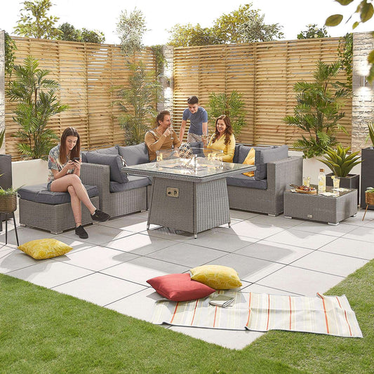 Nova - Heritage White Wash Chelsea Corner Sofa Set 1C (S) - LOW STOCK