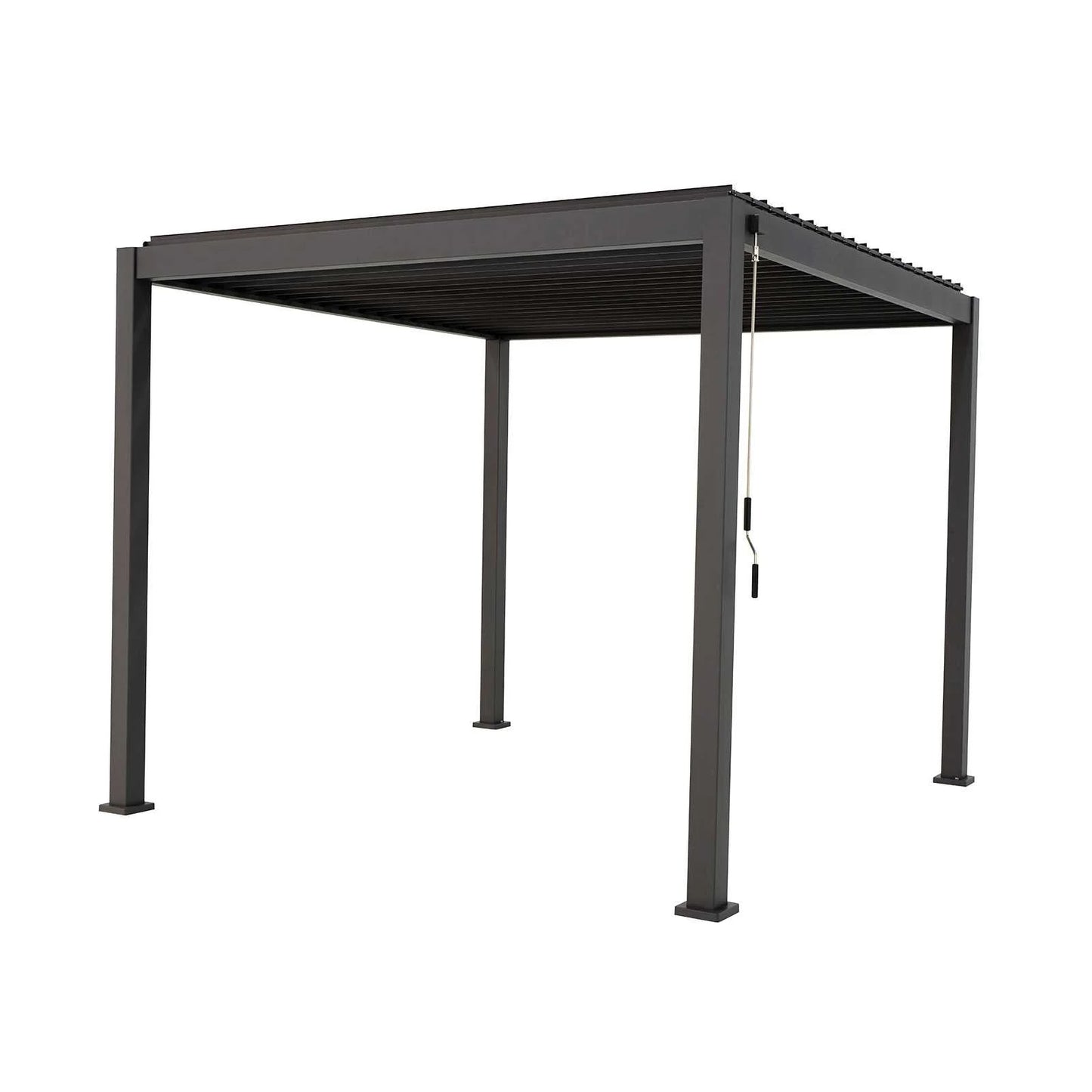 Nova - Titan 3m x 2.4m Aluminium Pergola - Grey