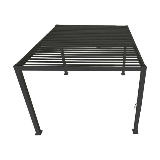 Nova - Titan  - 3.6m x 3m Rectangular Aluminium Pergola in Grey