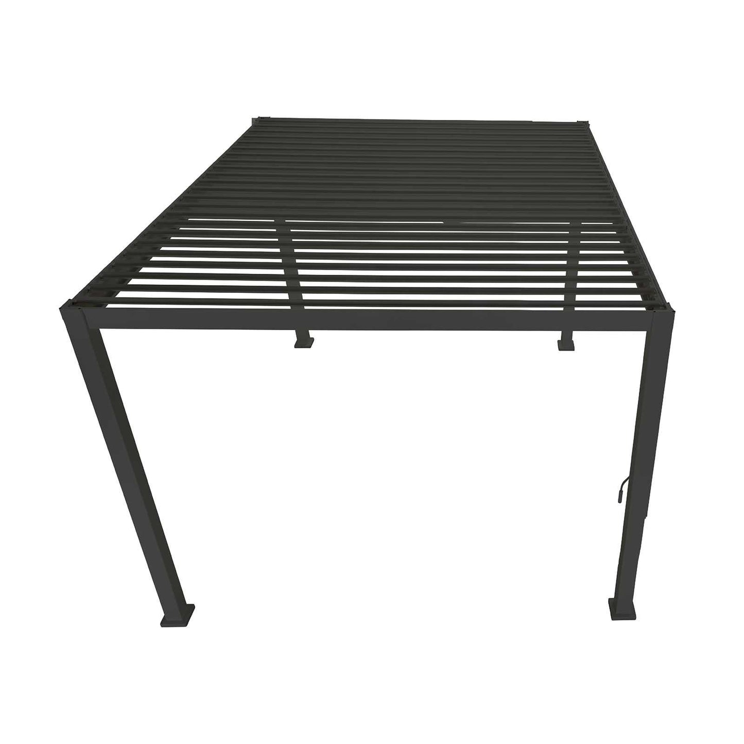 Nova - Titan 4m x 3m Rectangular Aluminium Pergola in Grey
