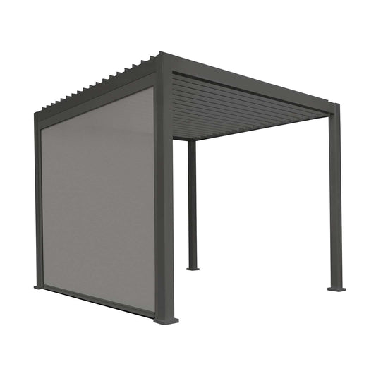 Nova - Pull Down Screen for Titan 3m Pergolas in Grey - LOW STOCK
