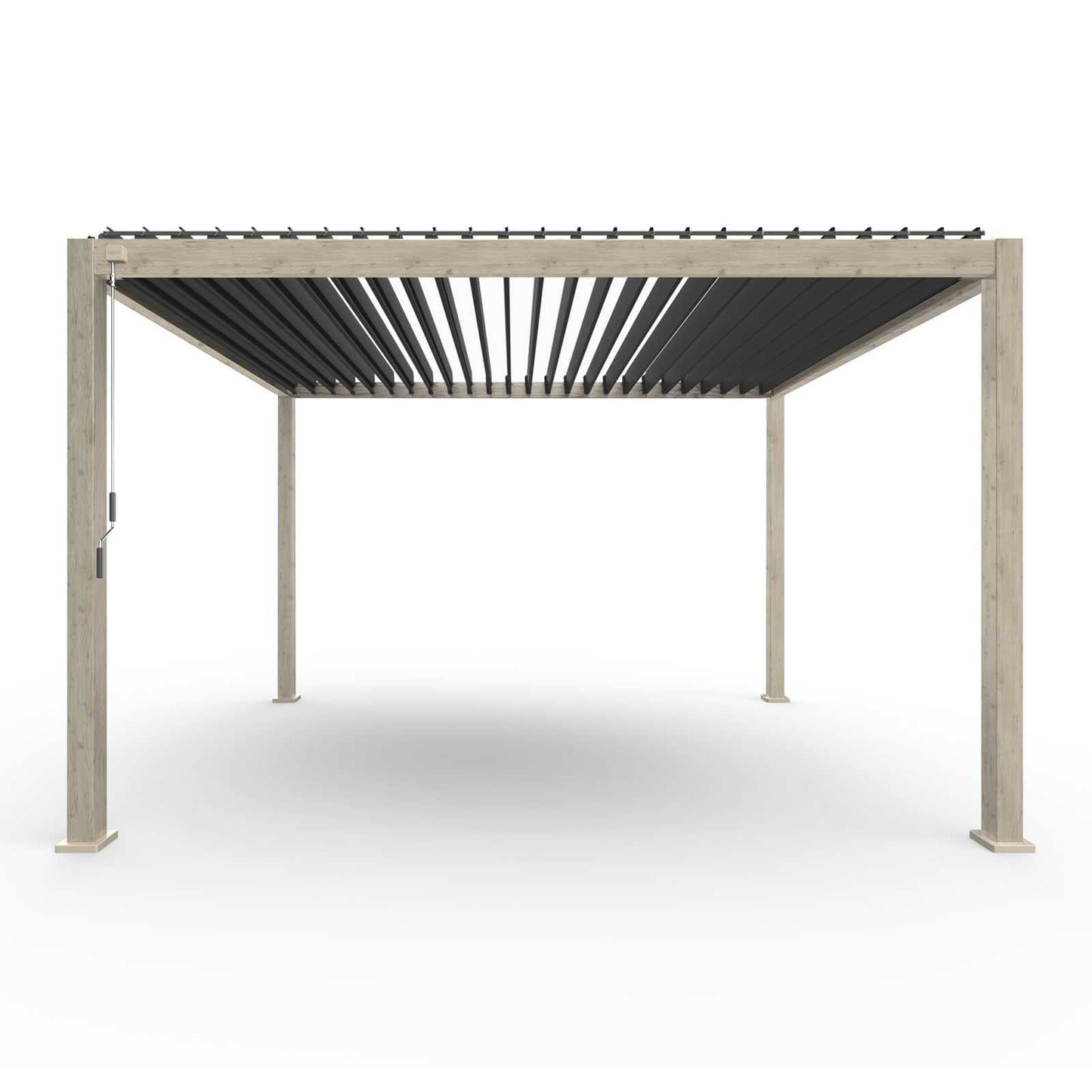 Nova - Titan 4m x 3m Aluminium Pergola - Wood Look