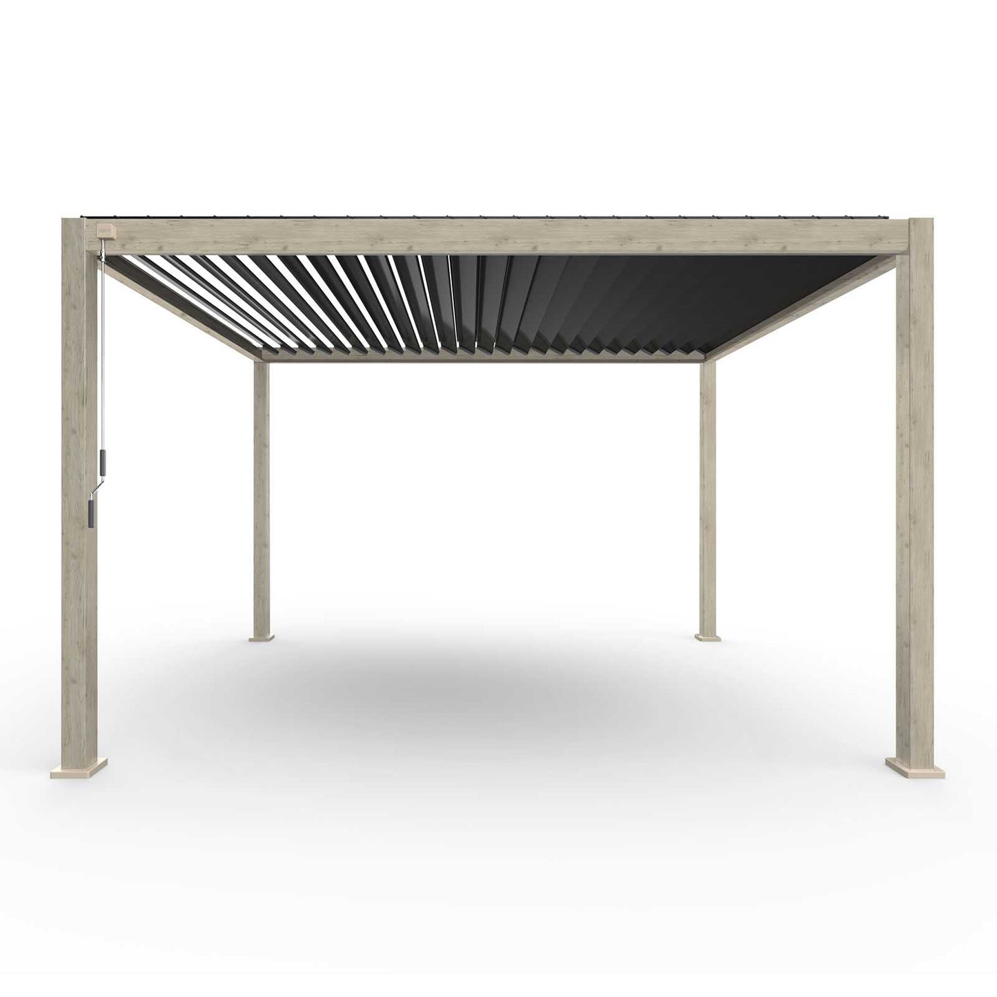 Nova - Titan 4m x 3m Aluminium Pergola - Wood Look