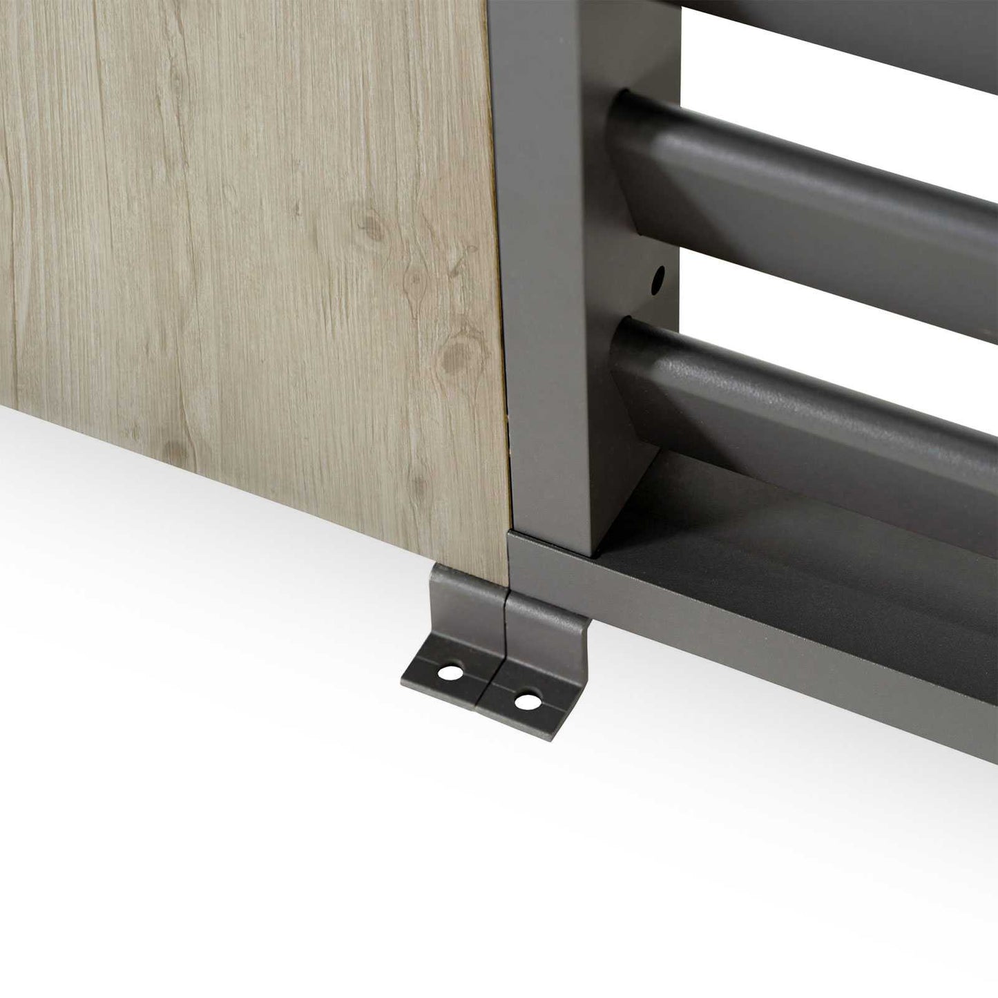 Nova - Titan Aluminium Pergola Wooden Solid Side Wall Panel