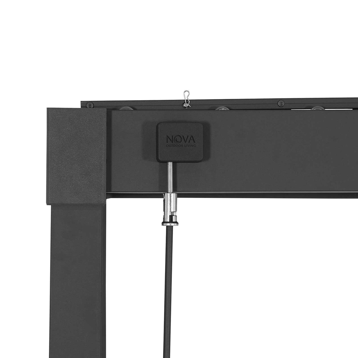 Nova - Shadow Pergola - 3m x 3m Square - Grey