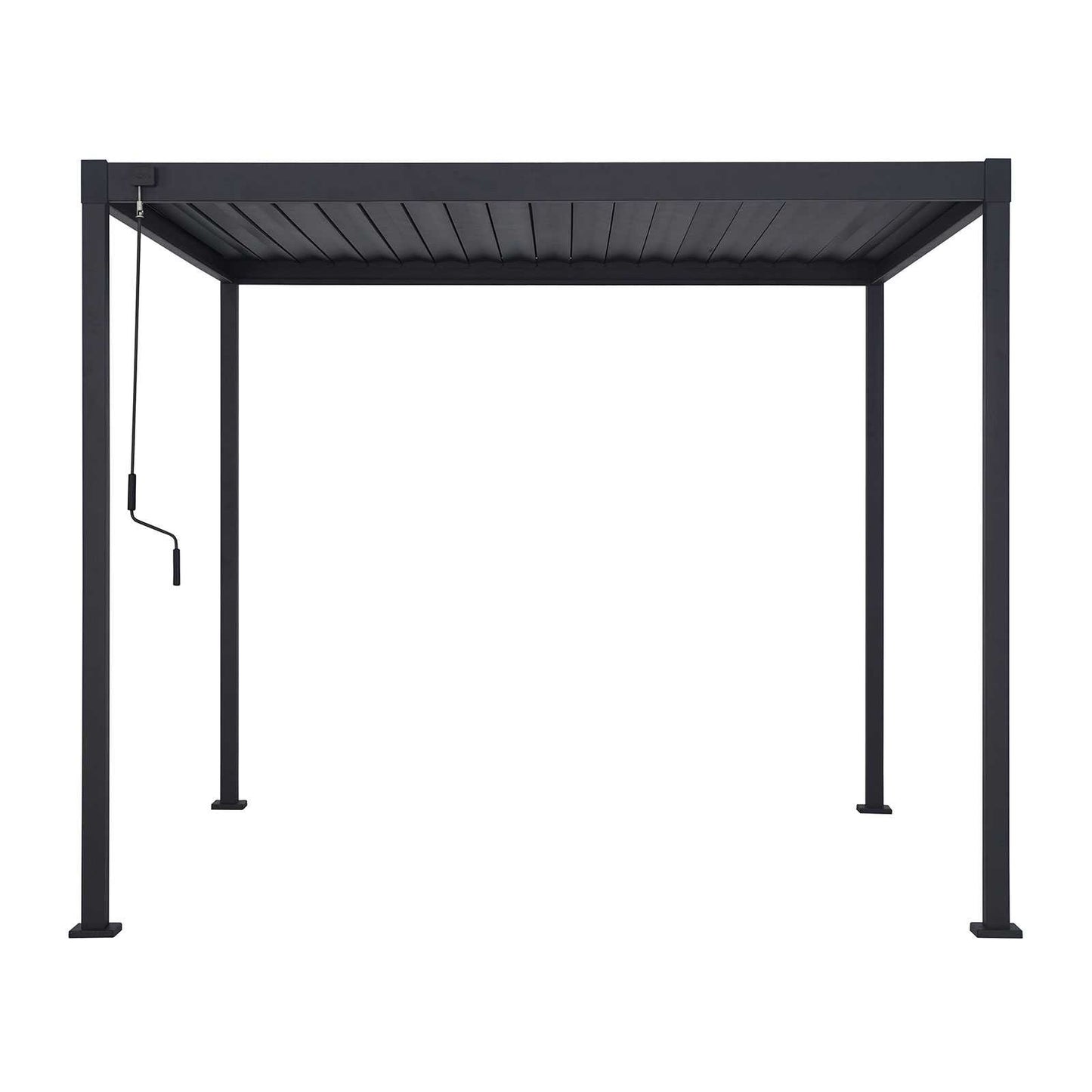 Nova - Shadow Pergola - 3m x 3m Square - Grey