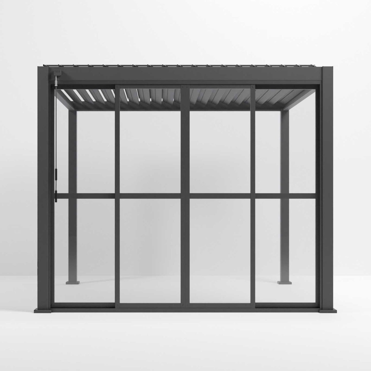 Nova - Titan Clear Sliding Doors for 3m Side - Grey