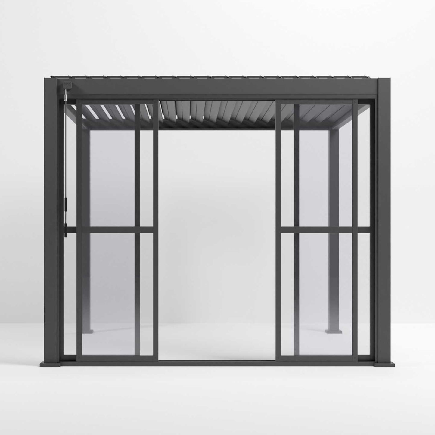 Nova - Titan Clear Sliding Doors for 3m Side - Grey