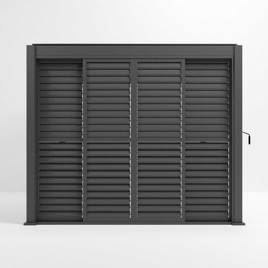 Nova - Titan Louver Sliding Doors for 3m Side - Grey