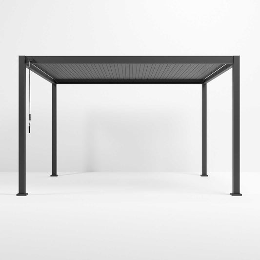 Nova - Titan 4m x 3.6m Aluminium Pergola - Grey - 2 IN STOCK