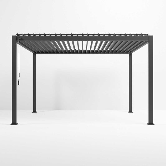 Nova - Titan 4m x 3.6m Aluminium Pergola - Grey - 2 IN STOCK