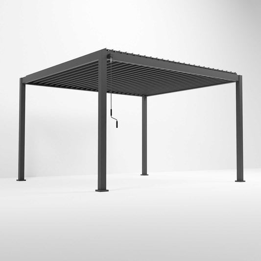 Nova - Titan 4m x 3.6m Aluminium Pergola - Grey - 2 IN STOCK