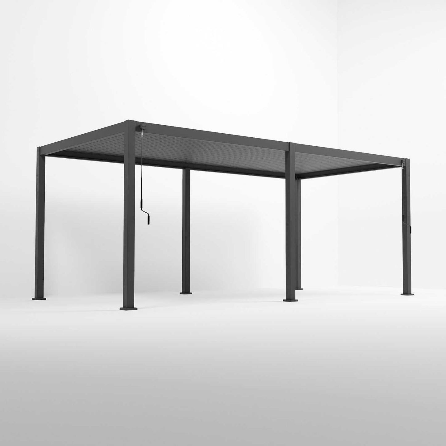 Nova - Titan 6m x 3.6m Aluminium Pergola - Grey