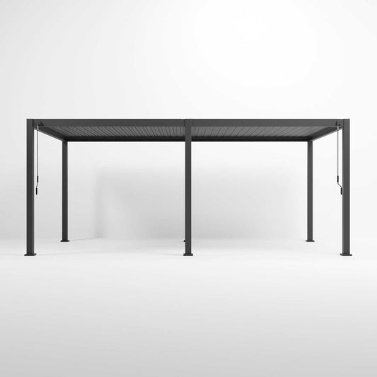 Nova - Titan 6m x 3.6m Aluminium Pergola - Grey