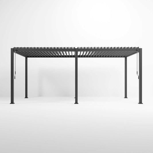 Nova - Titan 6m x 3.6m Aluminium Pergola - Grey
