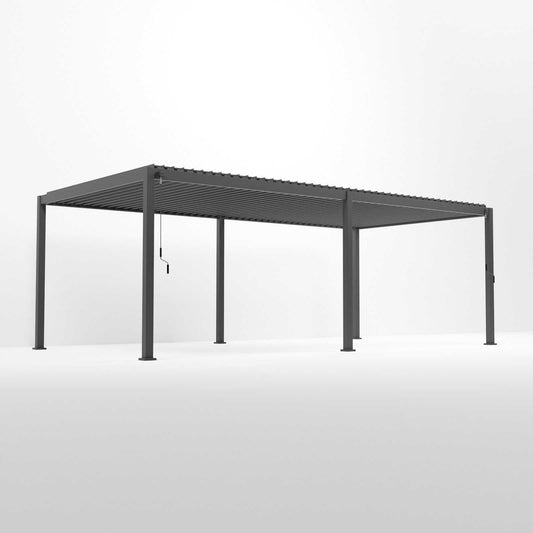 Nova - Titan 7.2m x 3.6m Aluminium Pergola - Grey