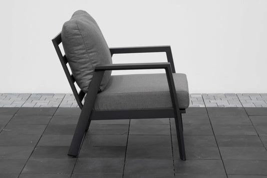 Nova - Phoenix Lounge Armchair - Grey