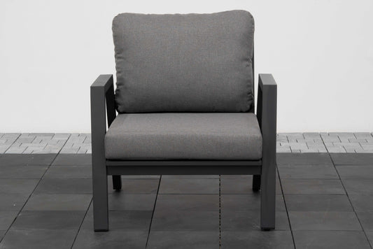 Nova - Phoenix Lounge Armchair - Grey