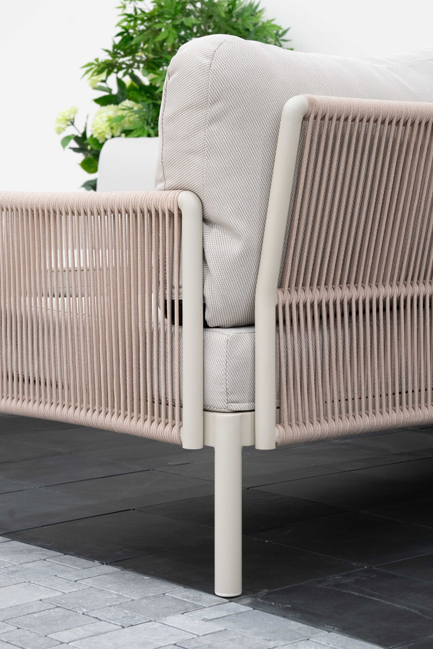 Nova - Hayden 2 Seater Sofa Set with Rectangular Coffee Table - Pebble