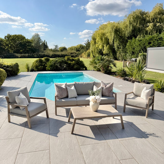 Nova - Eleanor 3 Seater Sofa Set with Rectangular Coffee Table