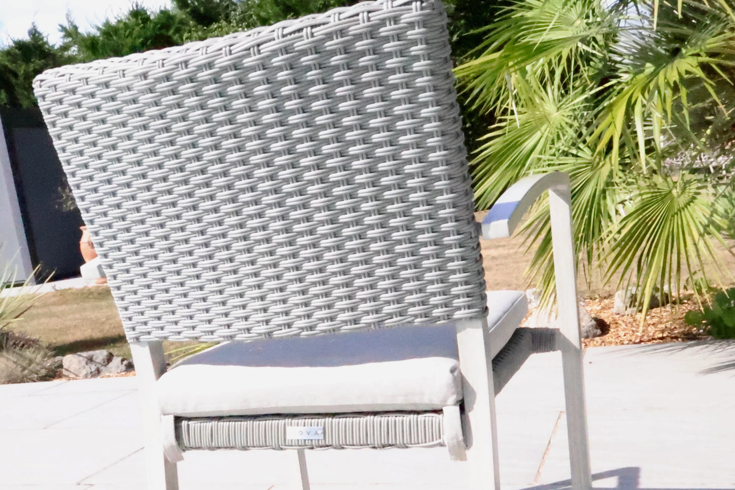 Nova - Griffin 6 Seat Rectangular Dining Set - Light Grey