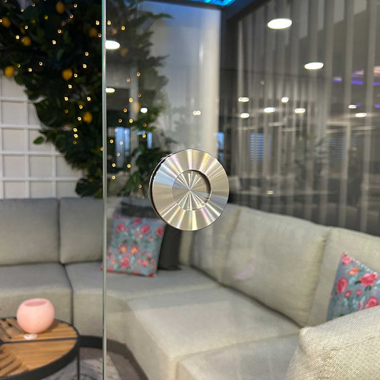 Nova - Titan 4m Glass Sliding Doors - Pebble