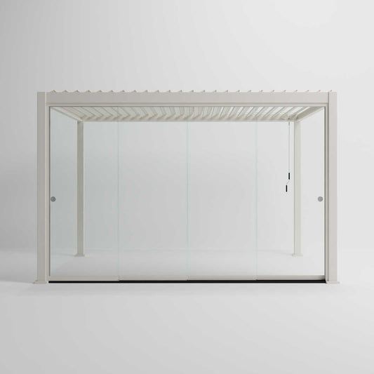 Nova - Titan 4m Glass Sliding Doors - Pebble