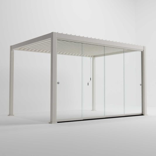 Nova - Titan 4m Glass Sliding Doors - Pebble