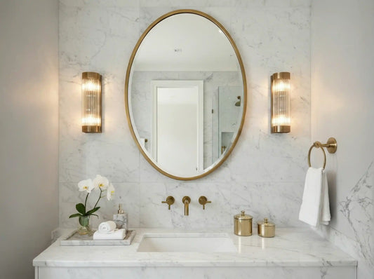 Narla Antique Brass Finish Wall Lamp