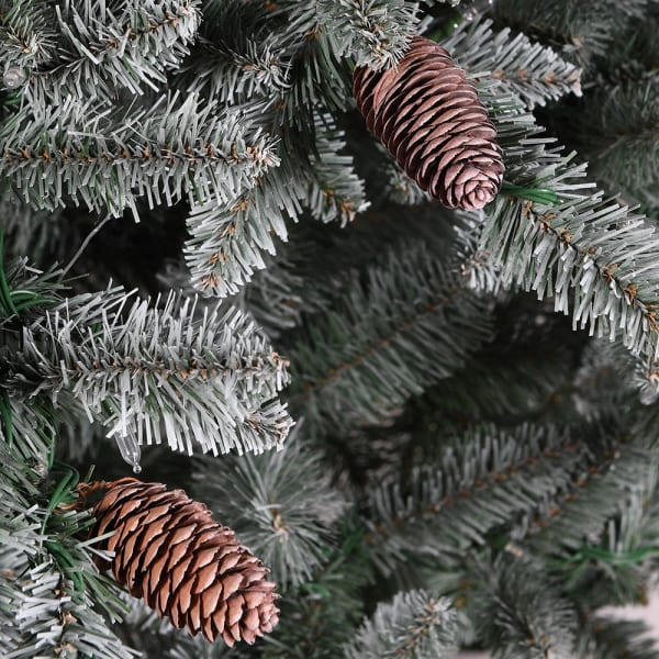 7ft Rotating Lit Pine Tree