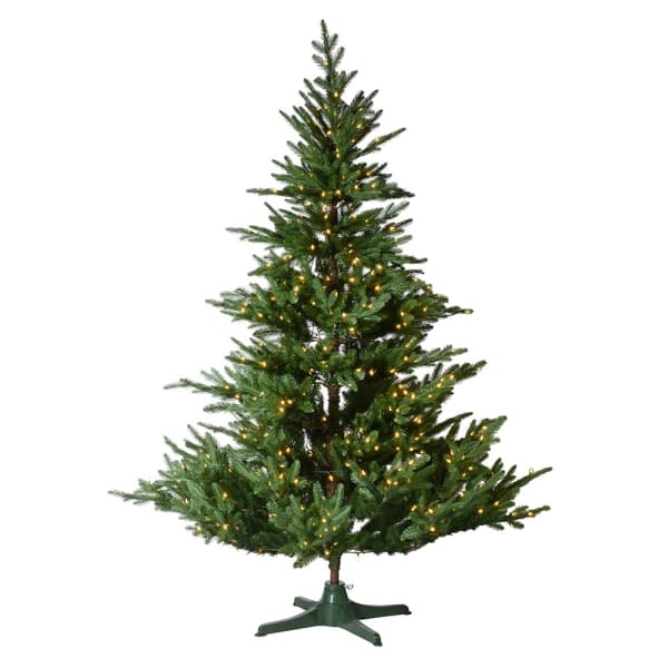 7ft Lit Rotating Xmas Tree