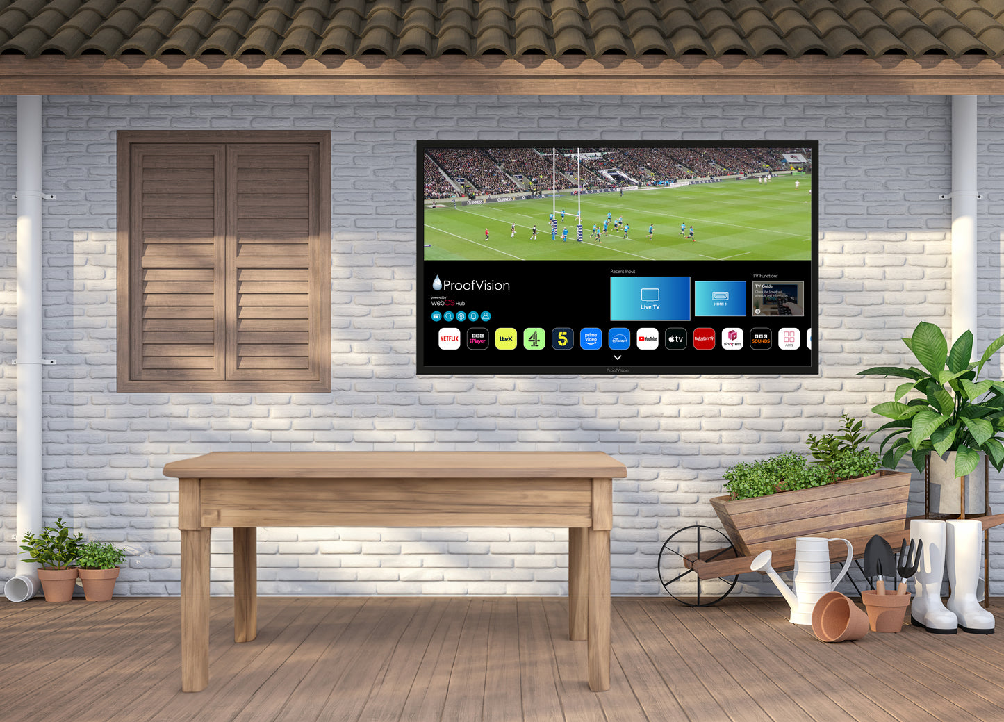 75' Lifestyle Plus MX Semi-Shade Outdoor TV