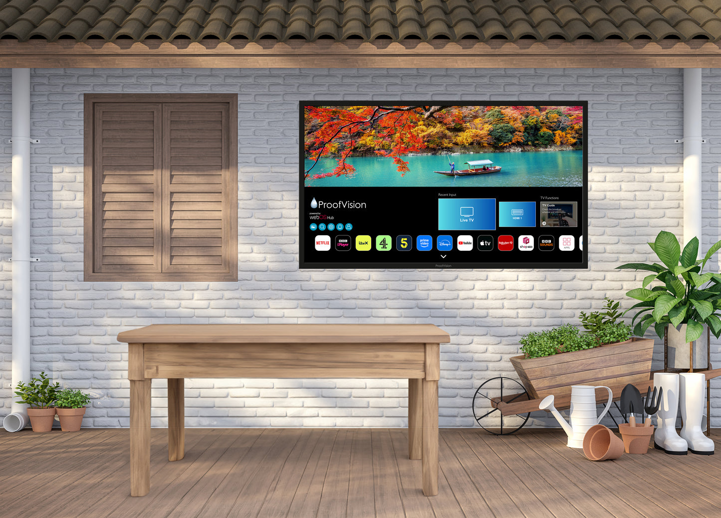 65' Lifestyle Plus MX Semi-Shade Outdoor TV