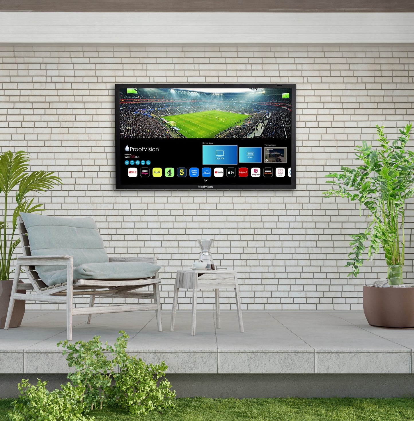 65' Lifestyle Plus MX Semi-Shade Outdoor TV