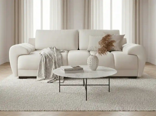 Kai Sofa Cream 3 Seater