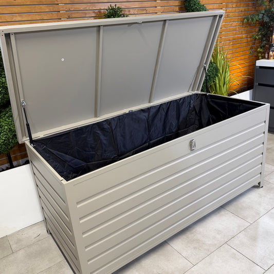 Chimes - Aluminium Cushion Storage Box - Cream