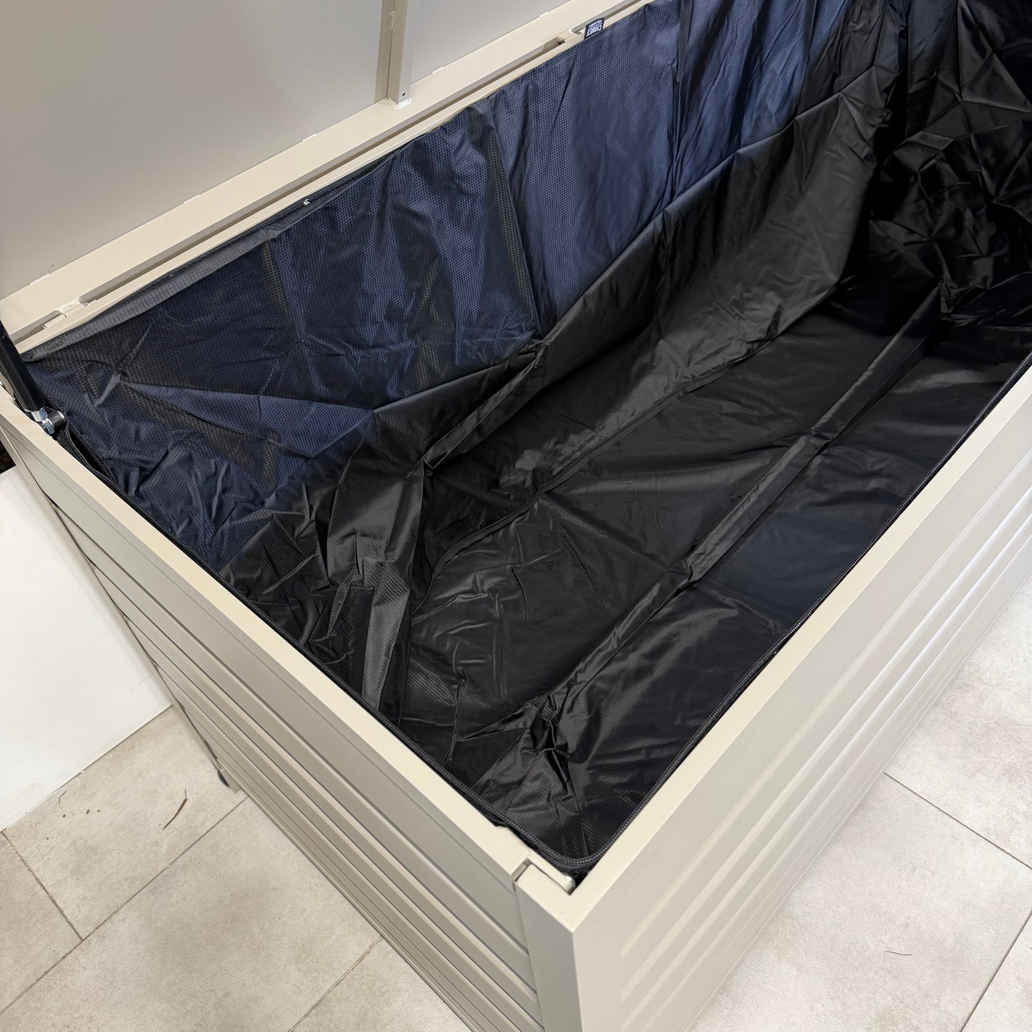 Chimes - Aluminium Cushion Storage Box - Cream