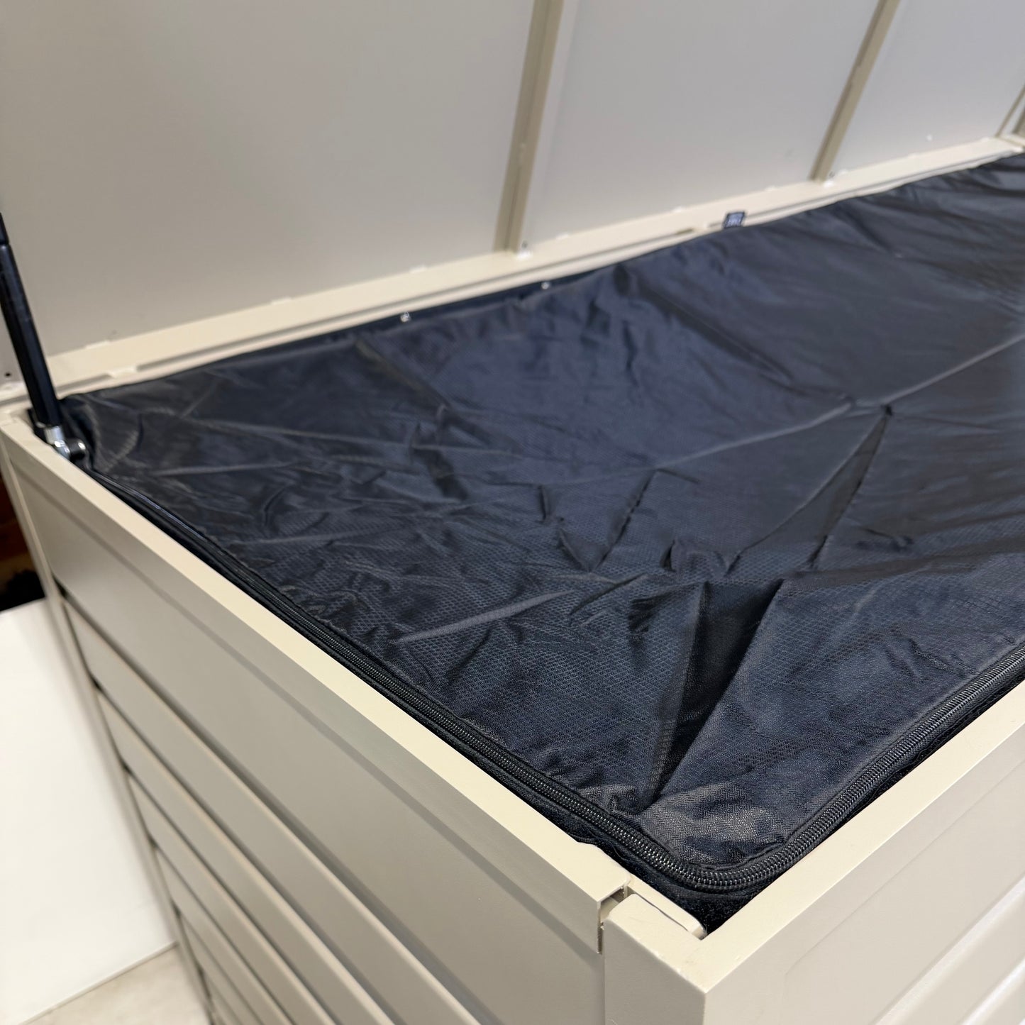 Chimes - Aluminium Cushion Storage Box - Cream