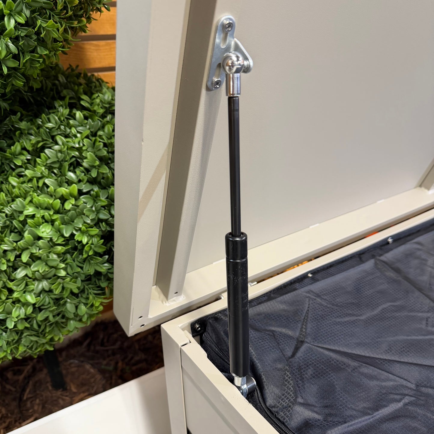 Chimes - Aluminium Cushion Storage Box - Cream