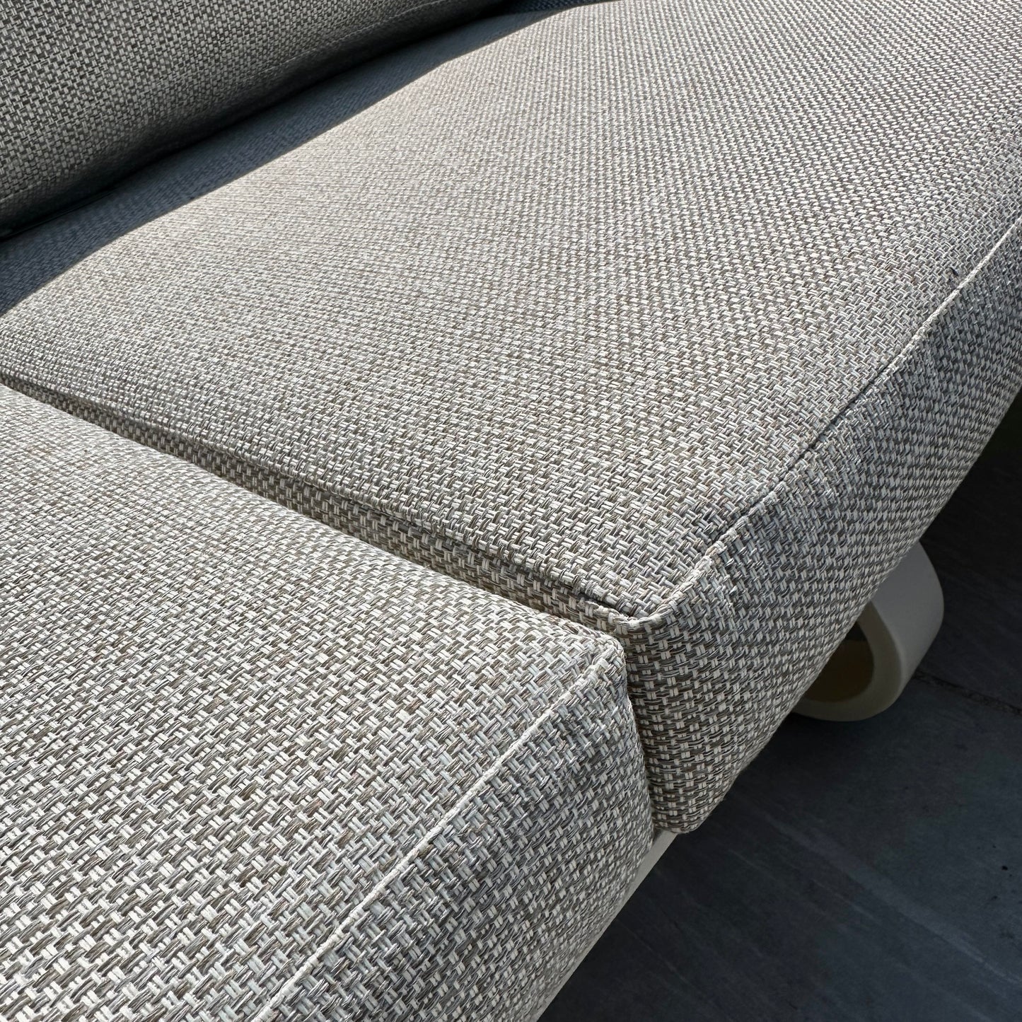 Chimes - Cagliari Aluminium & Rope Casual Corner Sofa Set With Coffee Table