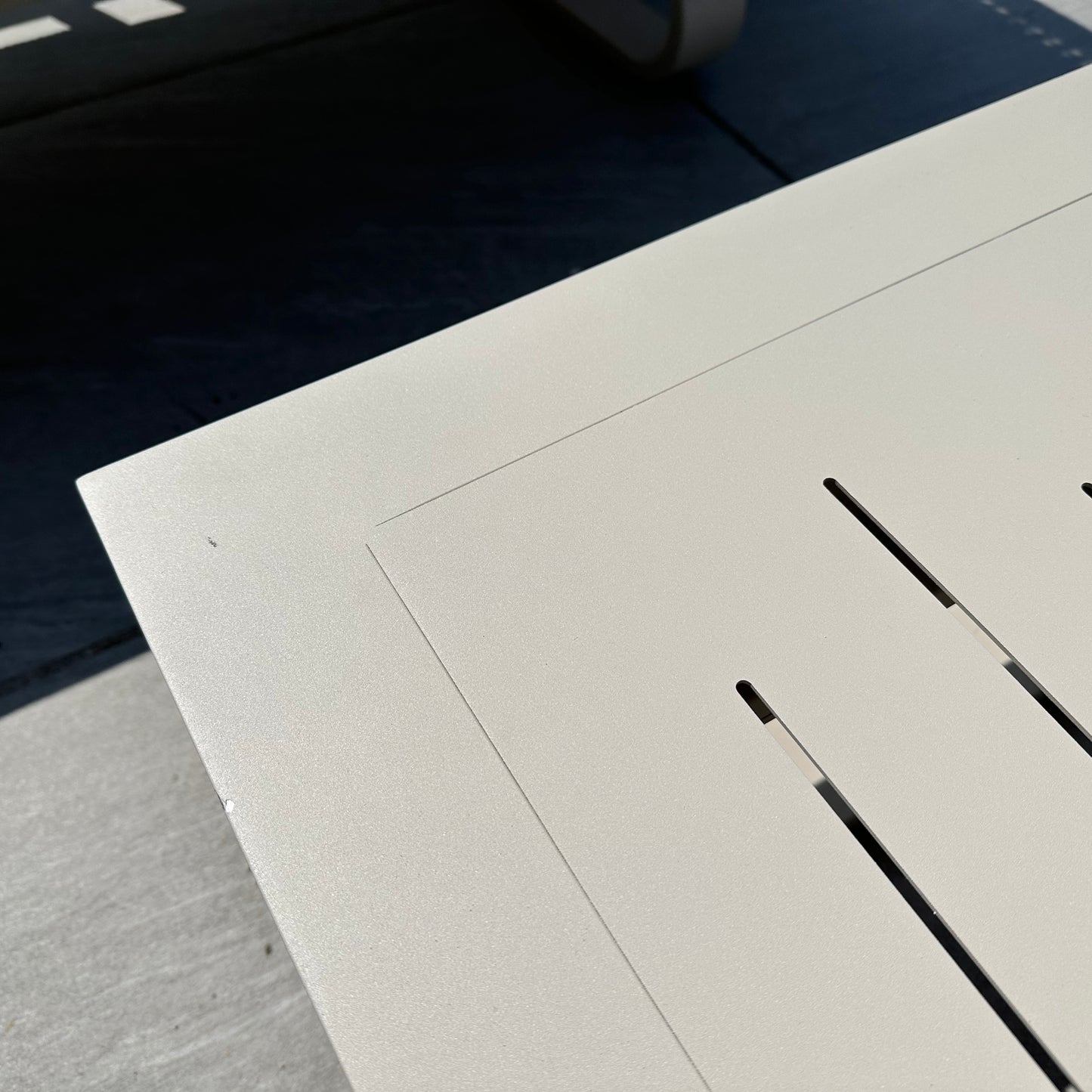 Chimes - Cagliari Aluminium & Rope Casual Corner Sofa Set With Coffee Table