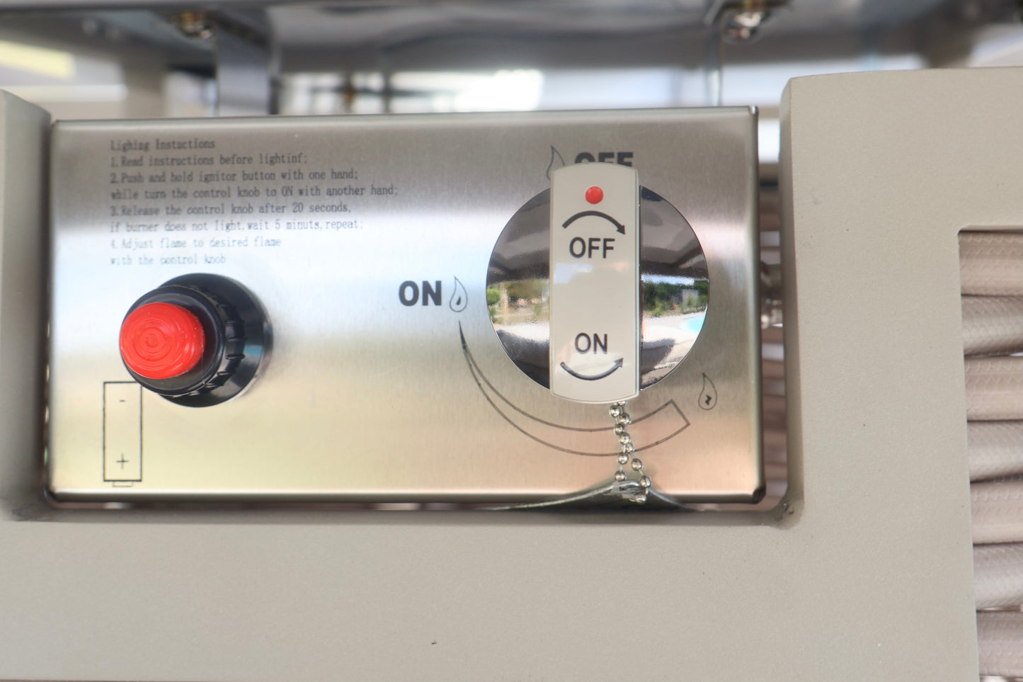 Chimes - Monaco Aluminium Compact Corner Dining Set with Firepit Table - Rope Weave - Cream