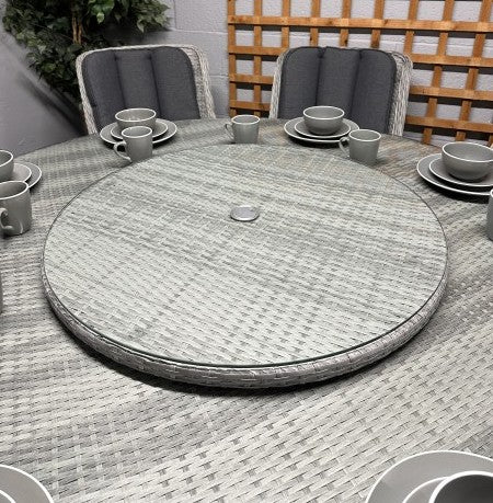 Chimes - Stone Grey 60cm Lazy Susan