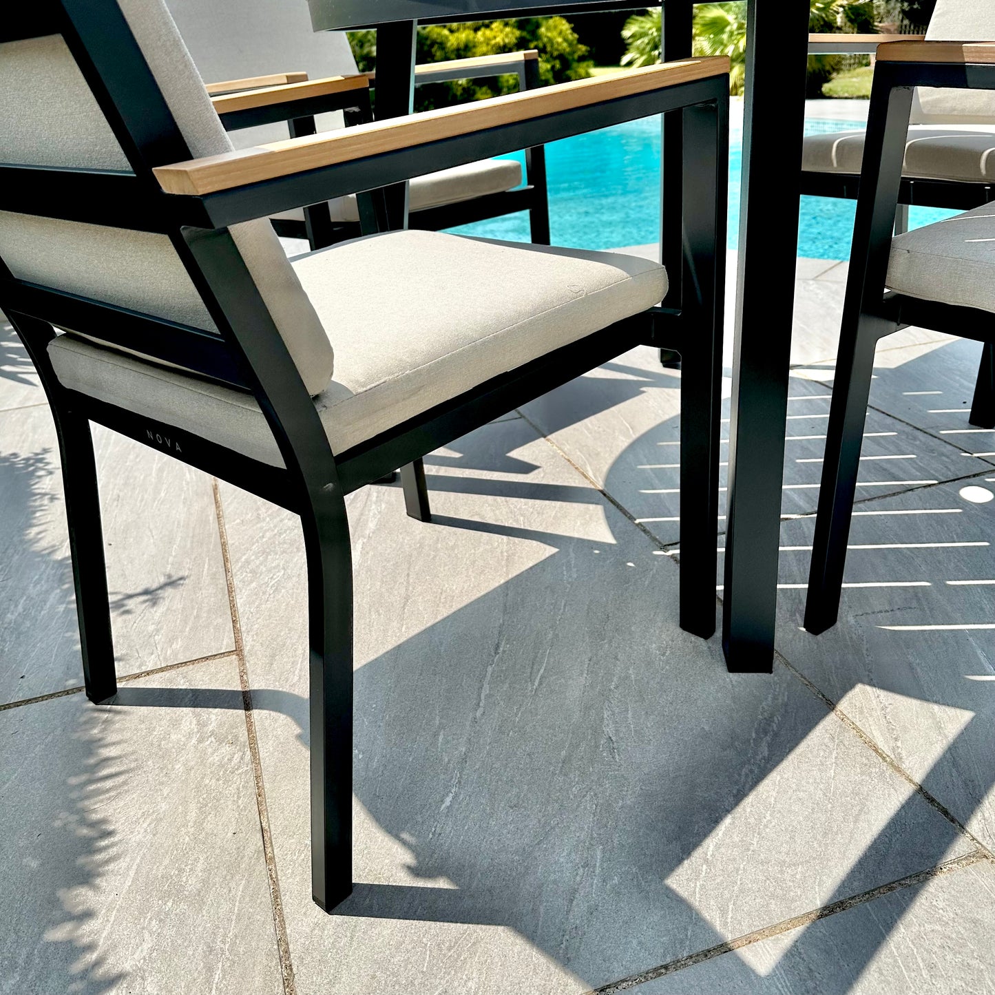 Nova - Heidi 4 Seat Round Dining Set - LOW STOCK