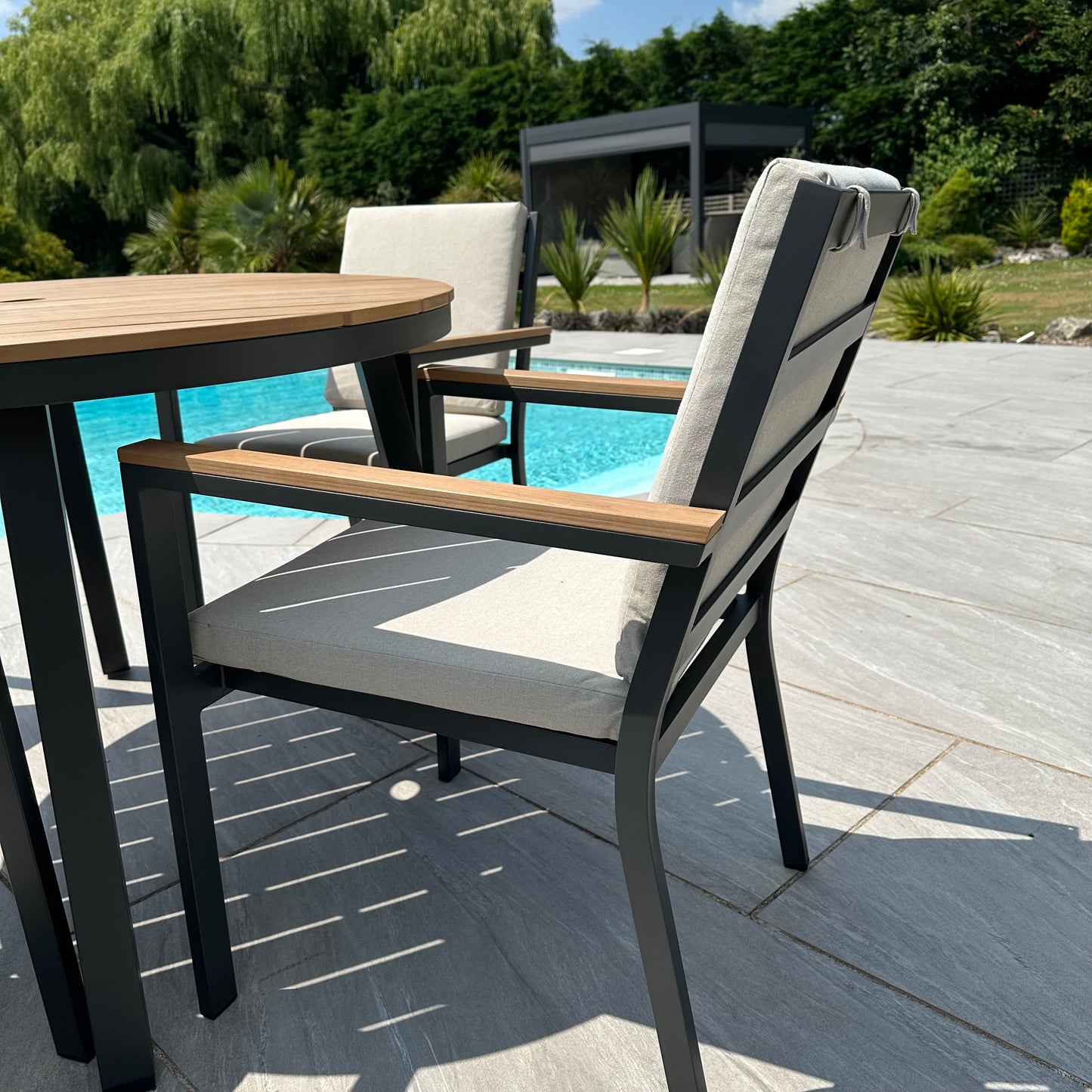 Nova - Heidi 4 Seat Round Dining Set - LOW STOCK