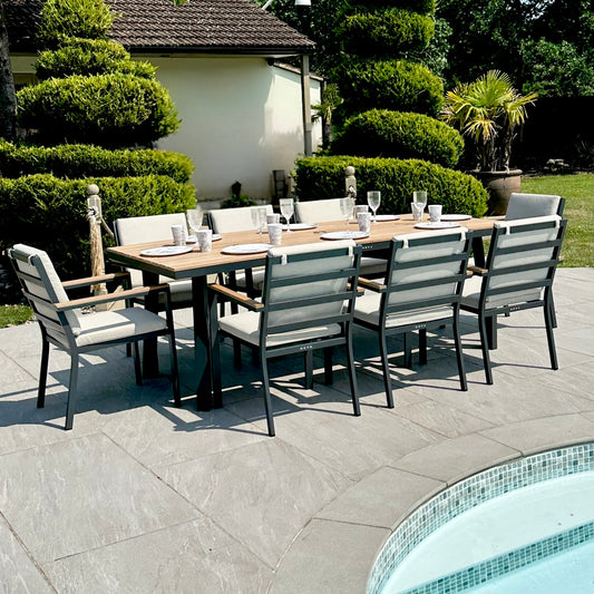 Nova - Heidi 8 Seat Rectangular Dining Set - LOW STOCK