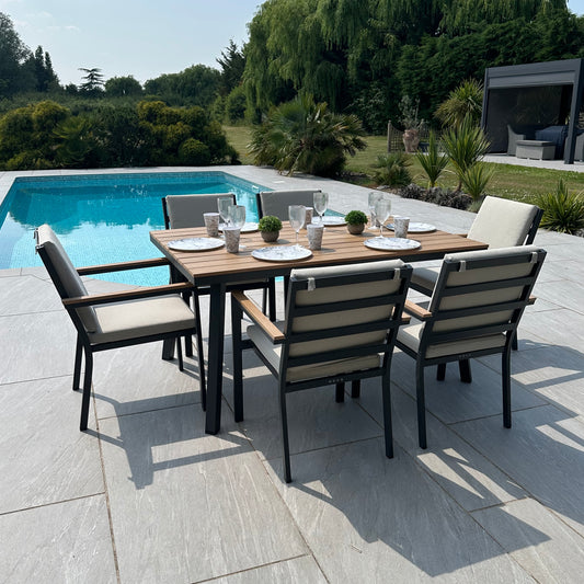 Nova - Heidi 6 Seat Rectangular Dining Set